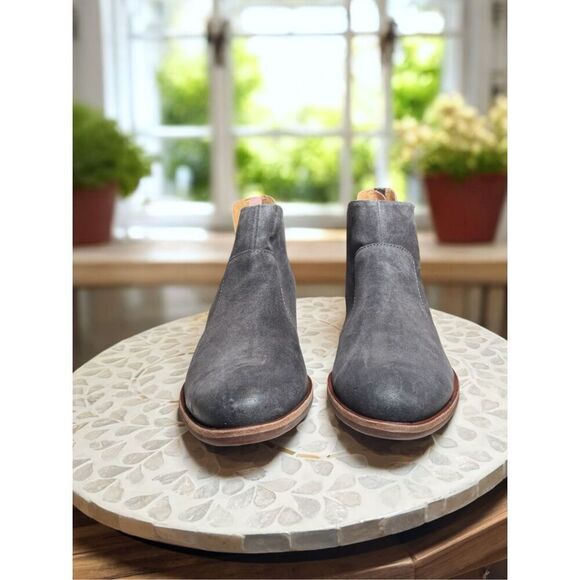 Kork-Ease $195 Skye Bootie Distressed Suede Leather Ankle Boots Women’s 9.5 NEW - Picture 2 of 12